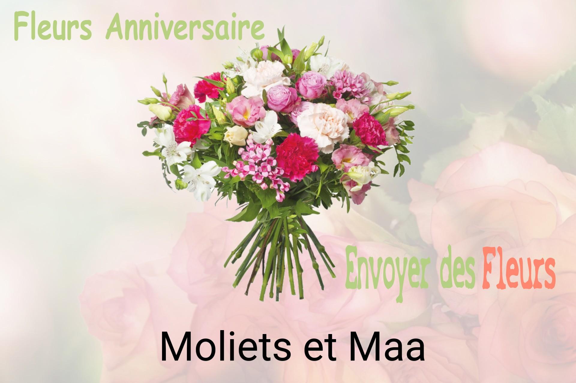 Bouquet de fleurs d’anniversaire livré à Moliets-et-Maa